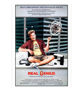Real Genius (1985) Tablo Ahşap Poster Dekoratif