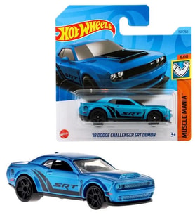 Hot Wheels - '18 Dodge Challenger SRT Demon Mavi (1/64)