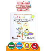 Okul Öncesi Cıvıl Cıvıl Seti Kavramlar  (Karışık)