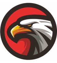 Sticker Usta Kartal Sticker - 17156 Renkli 9 x 9 cm