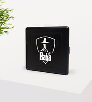 BK Home Baba Godfather Tasarımlı Siyah Metal Sigara Tabakası-15