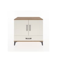 Hyperion Şifonyer Tek Raflı Tek Çekmeceli 2 Kapaklı 88x44x80 Çam-Aytaşı