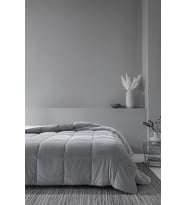 Çift Kişilik Yorgan Çift Taraflı Gri 195x215