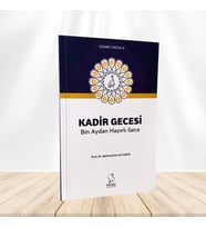 Kadir Gecesi Bin Aydan Hayırlı Gece (Orta Boy) - Prof. Dr. Mahmud Es'ad Coşan - Server Yayınları