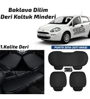 Fiat PUNTO 2010–2017 Arası Siyah Deri Oto Koltuk Minderi