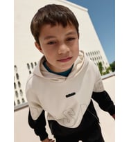Mayoral Erkek Çocuk Kapşonlu Sweatshirt Bej