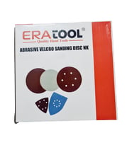 Eratool Cırtlı Delikli Disk Zımpara V125 100 Kum  Kusursuz Pürüzsüzlük  50 ADET (Kırmızı)