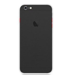 Apple iPhone 6 Plus Transparent Slim Case Siyah