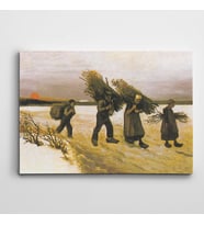 Vincent Van Gogh Holzsammler İm Schnee Kanvas Tablo