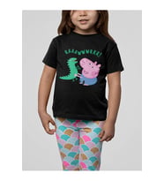 Peppa Pig Baskılı Unisex Çizgi Film Çocuk Tişört (1-12 Yaş)