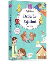 1.SINIF ÖYKÜLERLE DEĞERLER EĞİTİMİ SETİ ( 10 KİTAP - YUVA YAYINLARI