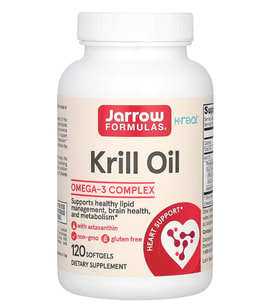 Jarrow Formulas, Krill Oil, 120 Softgels.Made ın Usa.84.