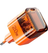Lexroo Azeada LINSU 20W Type-C Hızlı Şarj Adaptörü Turuncu PD-A31 (20w Tek Giriş, Şarj Başlık)