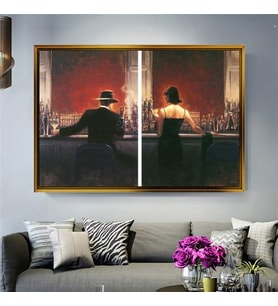 Altın Çerçeveli dekoratif tablo l832 (Gold)
