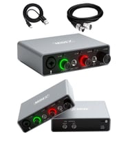 Midex GLX-700GR XLR Üst Segment Usb Stüdyo Ses Kartı 2 Giriş 2 Çıkış 24bit/192kHz