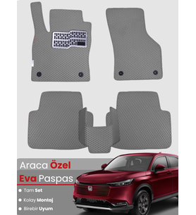 HONDA HRV (2021-2025) Uyumlu EVA Paspas Tam Set–Araca Özel,Kolay Montaj,Su Geçirmez