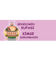 Sevgilimin Kupası Kimse Dokunmasın Hediye Kupa Love Bug-T