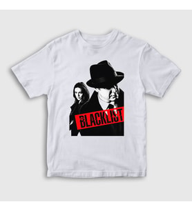 Presmono Unisex Çocuk Beyaz Team The Blacklist T-Shirt 183872tt