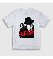 Presmono Unisex Çocuk Beyaz Team The Blacklist T-Shirt 183872tt