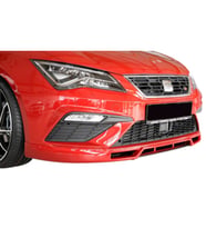 Seat Leon MK3.5 -5F (2017-2020) Rieger Style FR Uyumlu Ön Tampon Ek (Plastik)