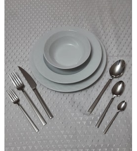 KARDELEN çubuk ( 10 mm ) bıçaklı  12 kişilik 72 parça kaşık çatal bıçak set