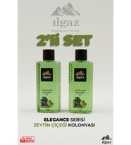 Ilgaz Zeytin Çiçeği Kolonyası 2'li Set 80 Derece 400 ml Elegance Series