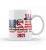 USA İndependence Day 4th Of July Gift Celebration Patriotic Kupa Bardak Porselen