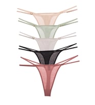 Vanilya Secret İpli Tanga Pamuk 5'Li Paket
