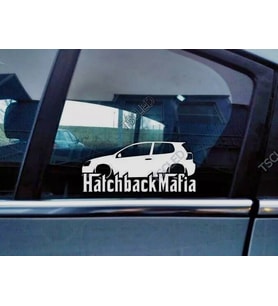 Golf Mk5 GTI Kelebek Cam Araba oto Sticker 19 cm 2 Adet