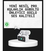 Akıllı Sensörlü Su Geçirmez Bluetooth Kulaklık Güçlü Batarya ve Bass