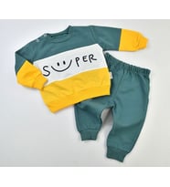 3422BG Bebek Süper Baskılı Eşofman Takımı 