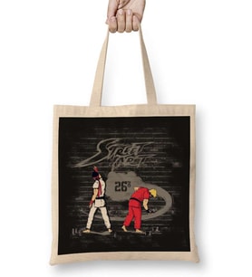 Street Fighter 2 Bez Çanta Uzun Saplı
