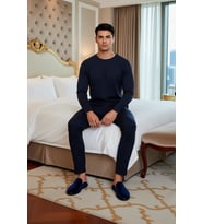 Erkek Waffle Dokuma Sweatshirt ve Pantolon Takımı Haki Fonksiyonel Dayanıklı Kaliteli Spor