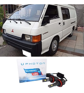 Mitsubishi L300 Led Xenon Uzun + Kısa Far Ampulü H4 Ultimate Yeni Seri Beyaz 1989-2012