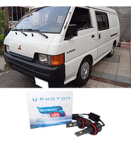 Mitsubishi L300 Led Xenon Uzun + Kısa Far Ampulü H4 Ultimate Yeni Seri Beyaz 1989-2012