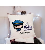 Kadın Polis Memuru Yastık Kişiye Özel
