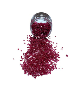 Epoksi Çalışmalarınız İçin Parlak Cam Kırıkları 2-4 mm KIRMIZI 100 gr