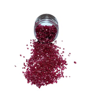 Epoksi Çalışmalarınız İçin Parlak Cam Kırıkları 2-4 mm KIRMIZI 100 gr