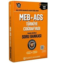 2025 MEB AGS Türkiye Coğrafyası Soru Bankası Öğreti Akademi