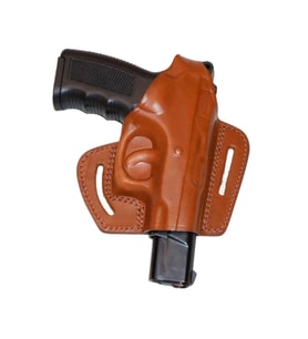 Browning 14 lü Deri Tabanca Kılıfı Taba Baskılı Açık