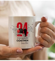 BK Gift Kişiye Özel Öğretmenler Günü Tasarımlı Beyaz Kupa Bardak - 3, Öğretmene Hediye, Öğretmenler Günü