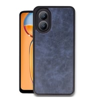 Oppo A38 Kılıf Aras Deri Kapak - Lacivert