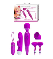 USB Şarjlı Titreşimli Çiftlere Özel 5 Parça Fantezi Vibratör Set