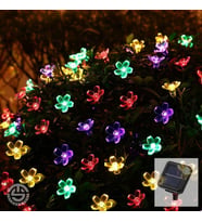 Solar Çiçekli RGB Dekorasyon Lambası