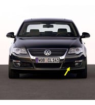 VW Passat B6 2006-2011 Ön Tampon Sol Sis Farı Kapağı 3C0853665A