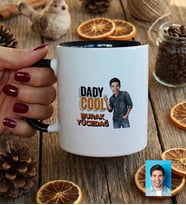Kişiye Özel Karikatürlü Babaya Hediye Daddy Cool Kupa Bardak Babalar Günü Hediyesi