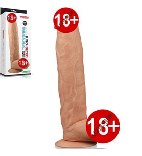 Lovetoy King Sized 30 cm Kalın Damarlı Büyük Penis LV2208