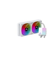 GameBooster PRIME P240W Rainbow Fanlı LGA1700/AM5 Uyumlu 240mm Fan Cpu Sıvı Soğutucu (Beyaz)