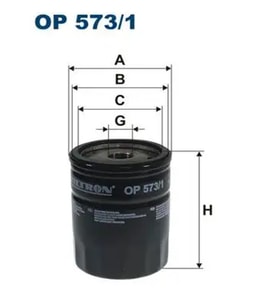 FILTRON OP5731 Yag Filtresi A6391840101 MN960320