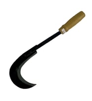 Sürmene Kırmızı Plastik Saplı Orak 43 Cm - Buğday Hasadı